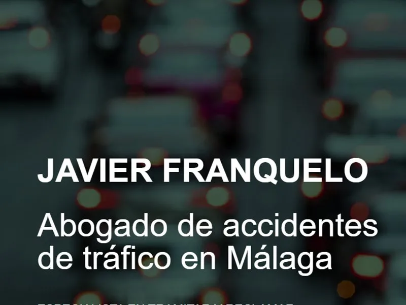 Javier Franquelo — abogado de accidentes de tráfico en Málaga