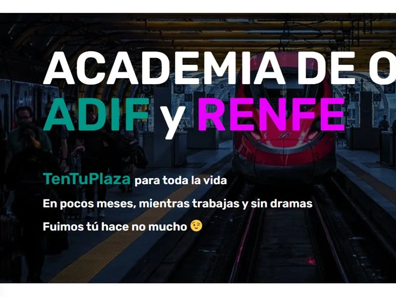 Tentuplaza — academia de oposiciones Adif y Renfe